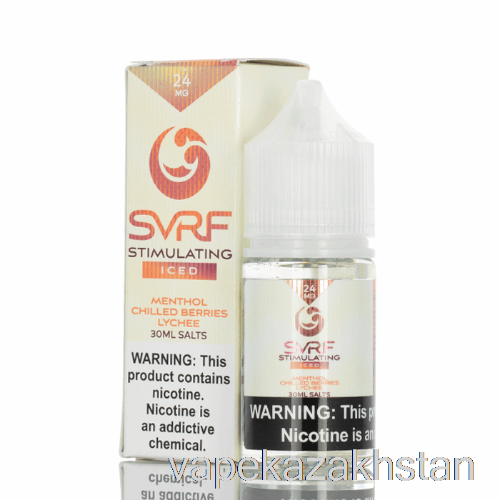 Vape Smoke ICED Stimulating - SVRF SALTS E-Liquid - 30mL 24mg